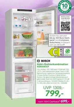 EP BOSCH Kühl-/Gefrierkombination KGN36EICF Angebot