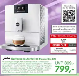 EP jura Kaffeevollautomat C9 Pianowhite (EA) Angebot