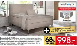 Zurbrüggen Welnova Boxspringbett PORTO Angebot