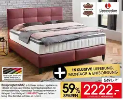 Zurbrüggen Linneweber Boxspringbett GRAZ Angebot