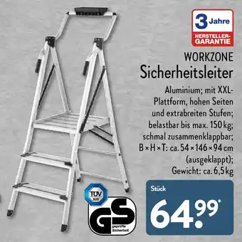 Aldi Nord Workzone Sicherheitsleiter Angebot