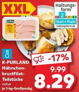 Kaufland K-PURLAND Hähnchenbrustfilet Teilstücke Angebot