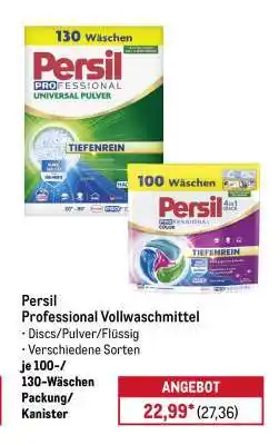 METRO Persil Professional Vollwaschmittel Angebot
