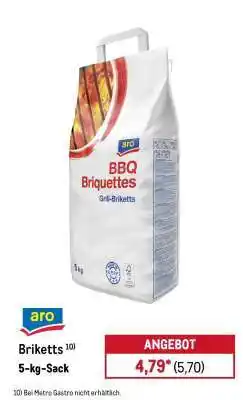 METRO aro Briketts Angebot