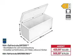 METRO Kühl-/Gefriertruhe GHF2500 Angebot
