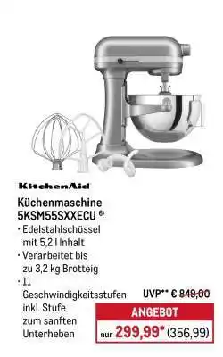 METRO Küchenmaschine 5KSM55SXXECU Angebot