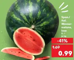 Kaufland Span./ ital. Wassermelone, lose Angebot