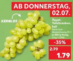 Kaufland Ägypt. Tafeltrauben, hell Angebot