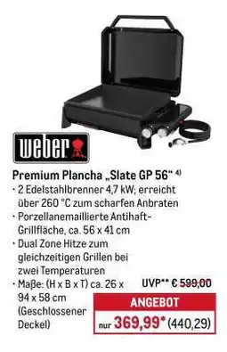 METRO Weber Premium Plancha „Slate GP 56“ Angebot