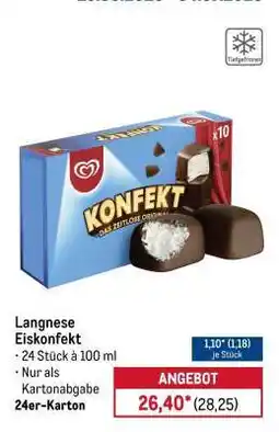 METRO Langnese Eiskonfekt Angebot