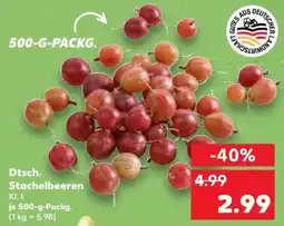 Kaufland Dtsch. Stachelbeeren Angebot