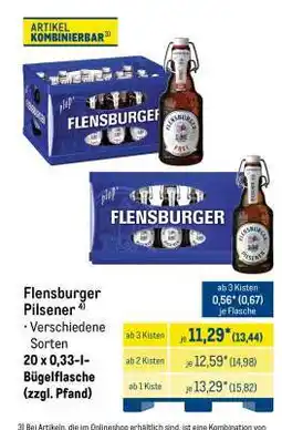 METRO FLENSBURGER PILSENER Angebot