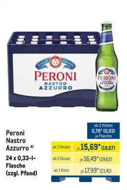 METRO PERONI Nastro Azzurro Angebot