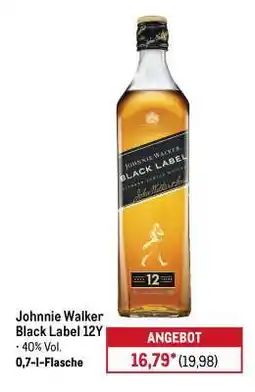 METRO Johnnie Walker Black Label 12Y Angebot