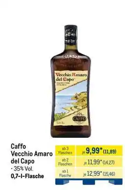 METRO CAFFO Vecchio Amaro del Capo Angebot