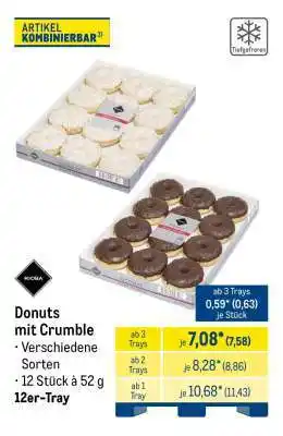 METRO Donuts mit Crumble Angebot