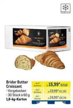 METRO Bridor Butter Croissant Angebot