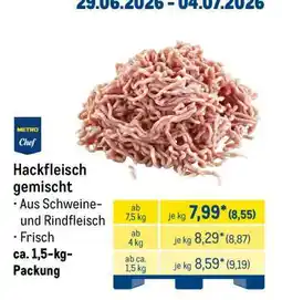 METRO Hackfleisch gemischt Angebot
