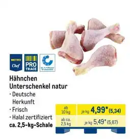 METRO Hähnchen Unterschenkel natur Angebot
