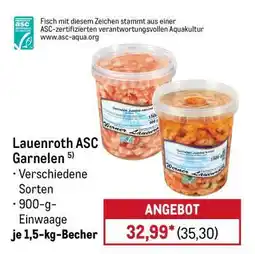 METRO Lauenroth ASC Garnelen Angebot