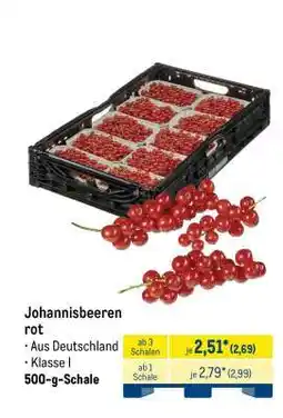 METRO Johannisbeeren rot Angebot