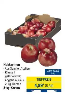 METRO Nektarinen Angebot