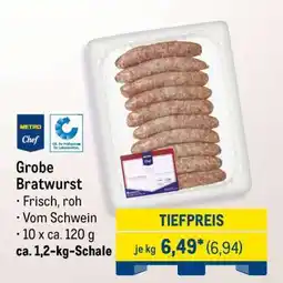 METRO Grobe Bratwurst Angebot