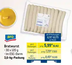 METRO Bratwurst Angebot