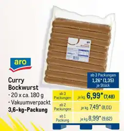 METRO Curry- Bockwurst Angebot