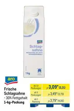 METRO Frische Schlagsahne Angebot