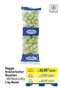 METRO Meggle Kräuterbutter Rosetten Angebot