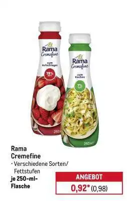 METRO Rama Cremefine Angebot