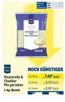 METRO Mozzarella & Cheddar Mix gerieben Angebot