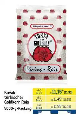 METRO Kavak türkischer Goldkorn Reis Angebot