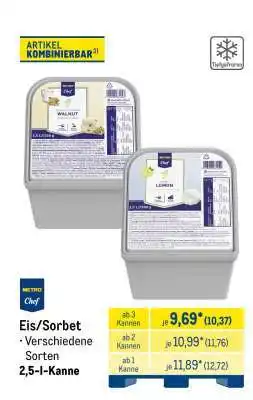 METRO Eis/Sorbet Angebot