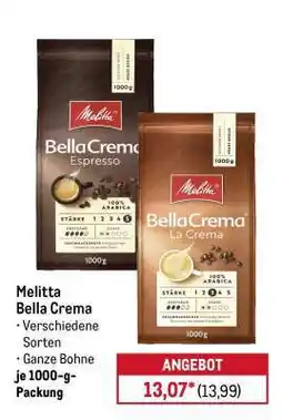 METRO Melitta Bella Crema Angebot