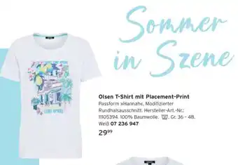 Olsen T-Shirt mit Placement-Print