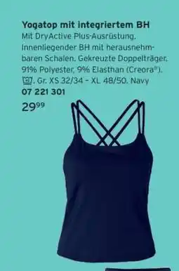Tchibo Yogatop mit integriertem BH Angebot