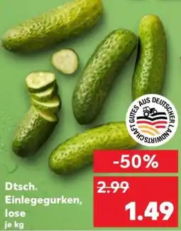 Kaufland Dtsch. Einlegegurken, lose Angebot