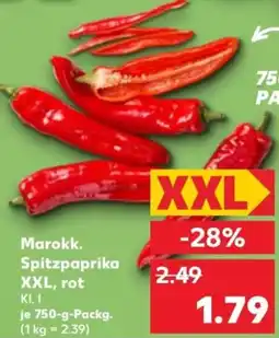 Kaufland Marokk. Spitzpaprika XXL, rot Angebot