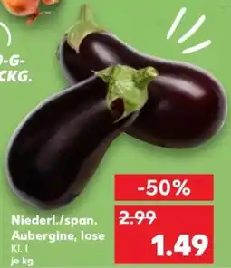 Kaufland Niederl./span. Aubergine, lose Angebot