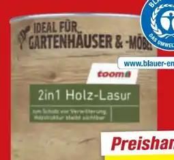toom Baumarkt Toom 2in1 Holz-Lasur Angebot