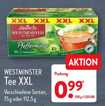 Aldi Nord Westminster Tee XXL Angebot