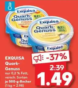 Kaufland EXQUISA Quark Genuss Angebot
