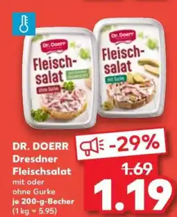 Kaufland DR. DOERRE Dresdner Fleischsalat Angebot