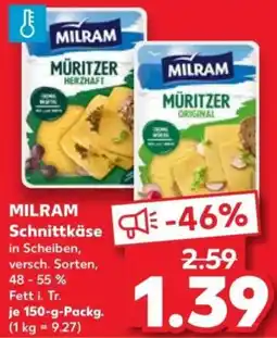 Kaufland MILRAM Schnittkäse Angebot