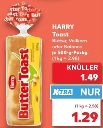 Kaufland HARRY Toast Angebot