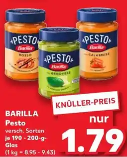 Kaufland BARILLA Pesto Angebot