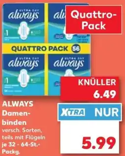 Kaufland ALWAYS Damenbinden Angebot