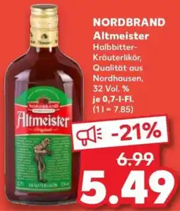 Kaufland NORDBRAND Altmeister Angebot